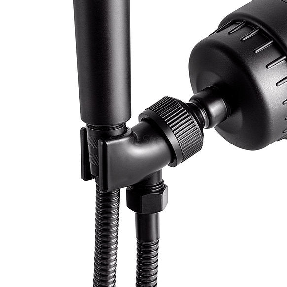 Adaptateur de douche pour pommes de douche à main - Noir
