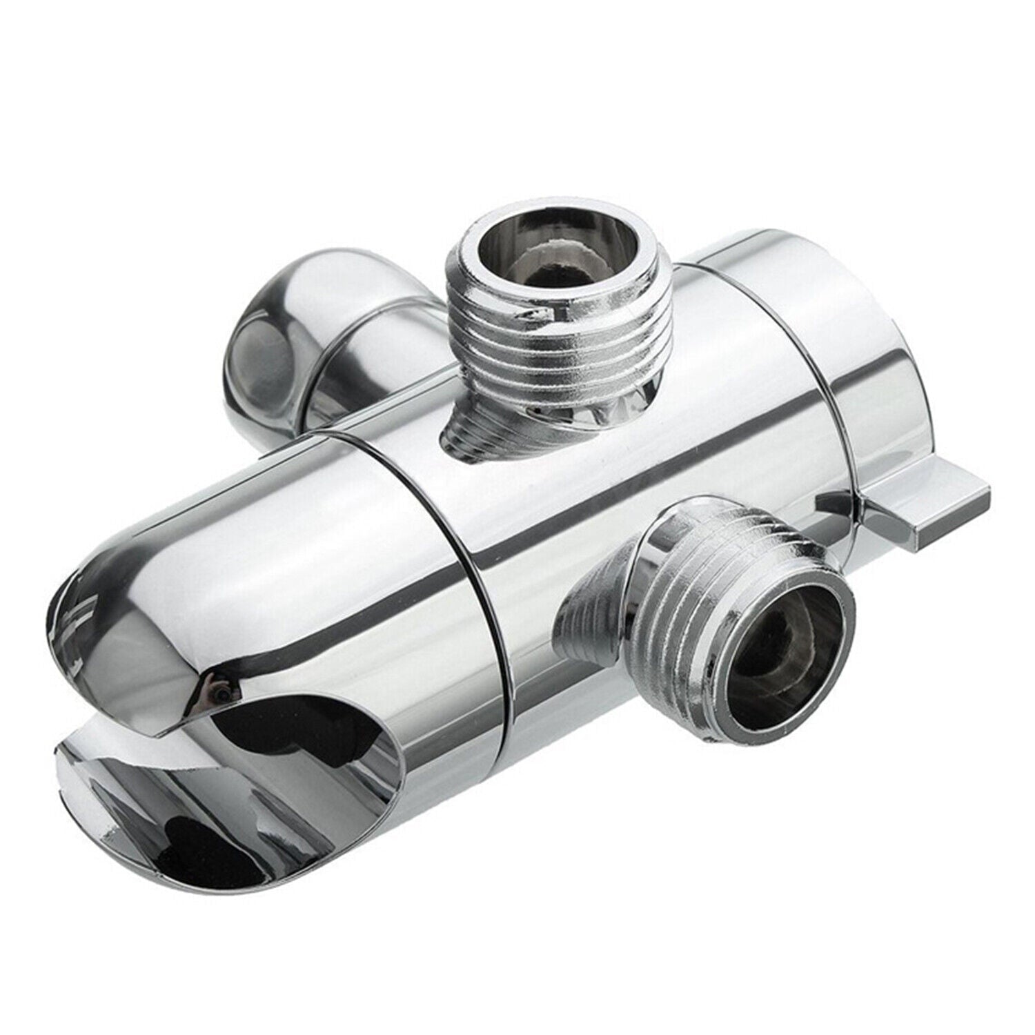 Inverseur de douche à 3 voies, chrome