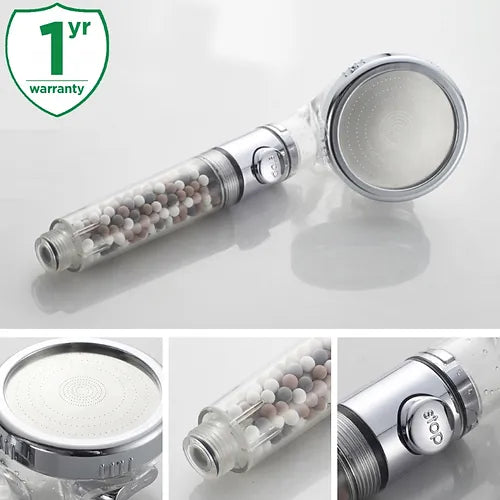 Pommeau de douche filtrant StoneStream EcoPower pour protéger les cheveux de l'eau calcaire