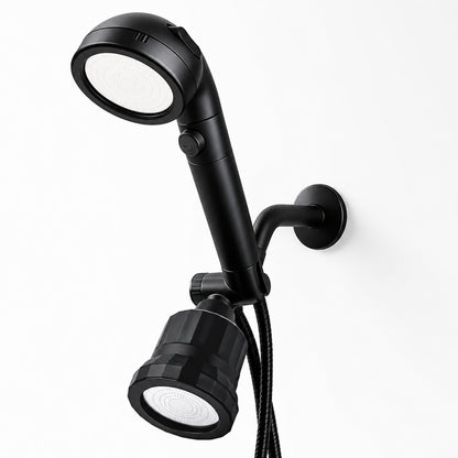 Black Ecopower Duschkopf mit Filter