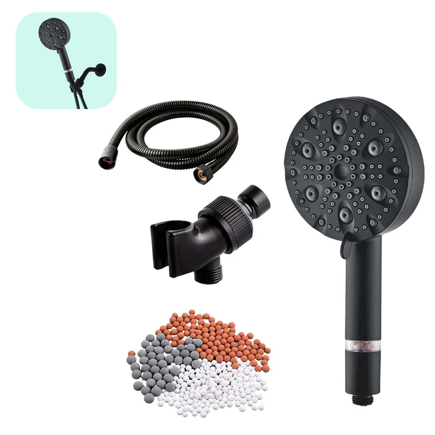 Check de douche à haute pression ECOLUX MODE (filtré)