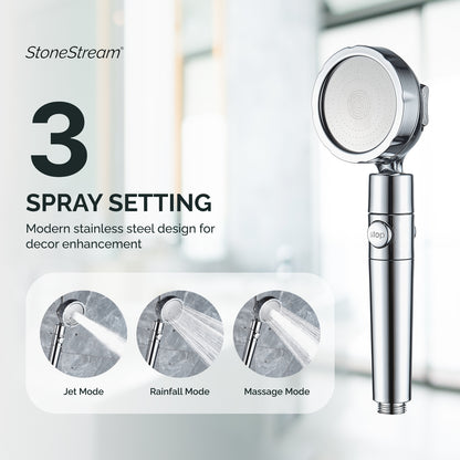 Ecolux Metallic Duschkopf