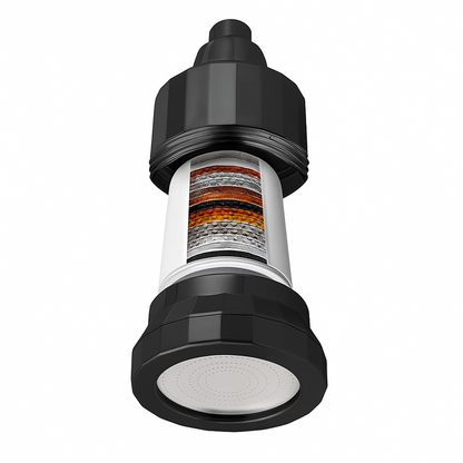 EcoLux Duschkopf mit Filter – 15-Stufen-Filtration