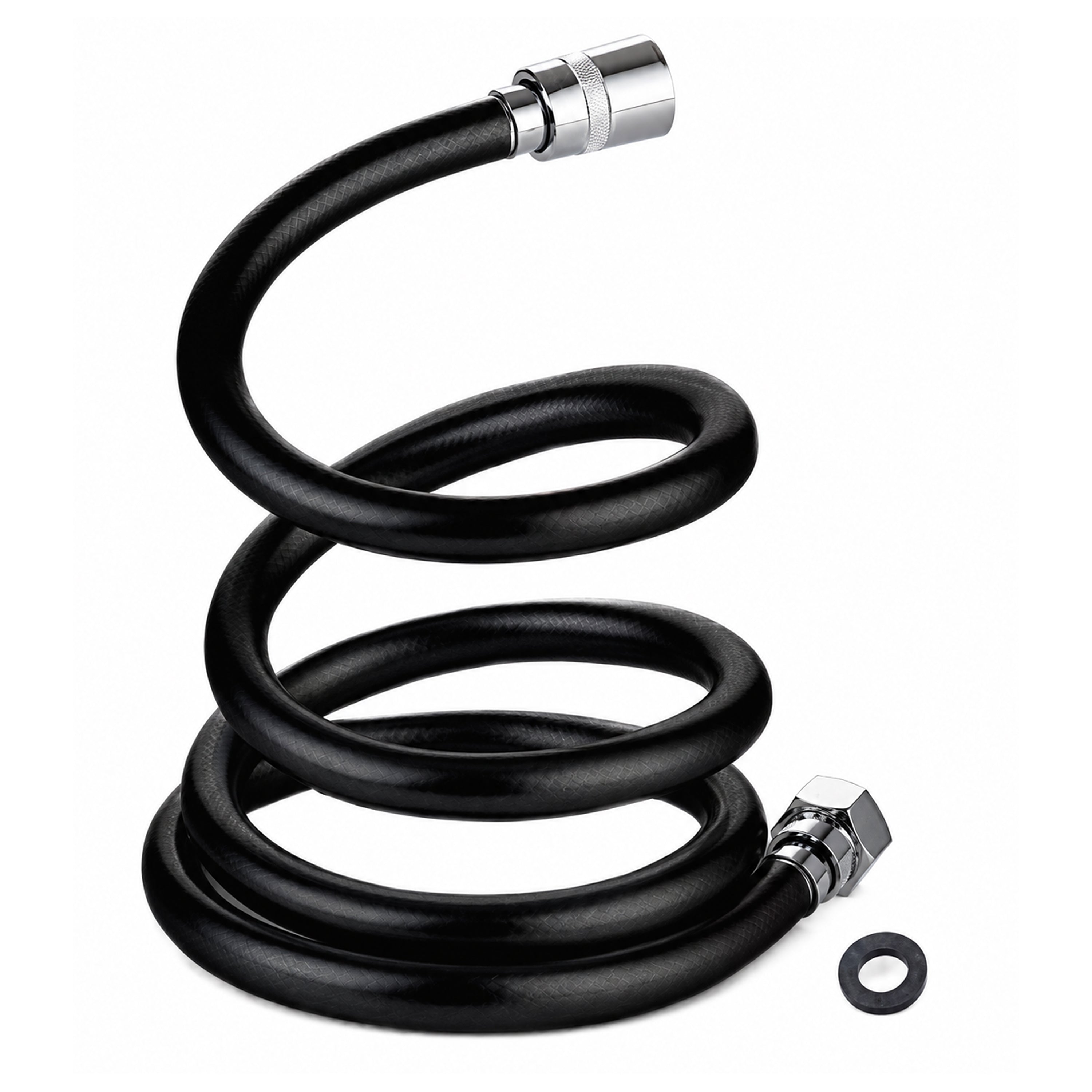Premium Duschschlauch Schwarz (1,5m)