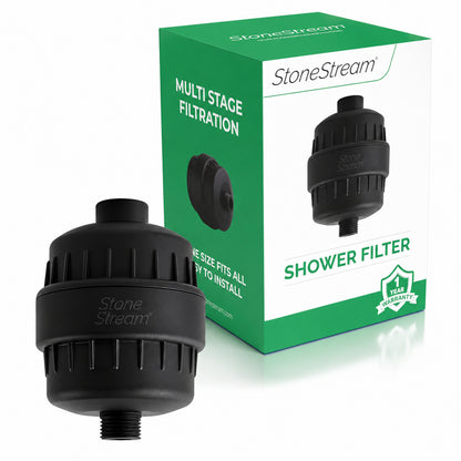 StoneStream Duschfilter bei hartem Wasser